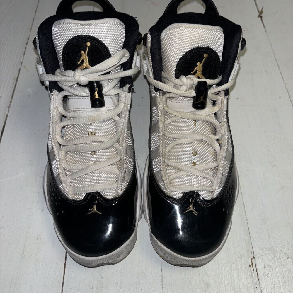 Nike Air Jordan 6 Rings GS 'Defining Moments' Men's Sneakers CW6994-100 Size 5Y